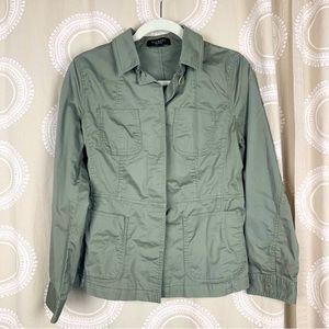 Talbots safari-style shirt jacket